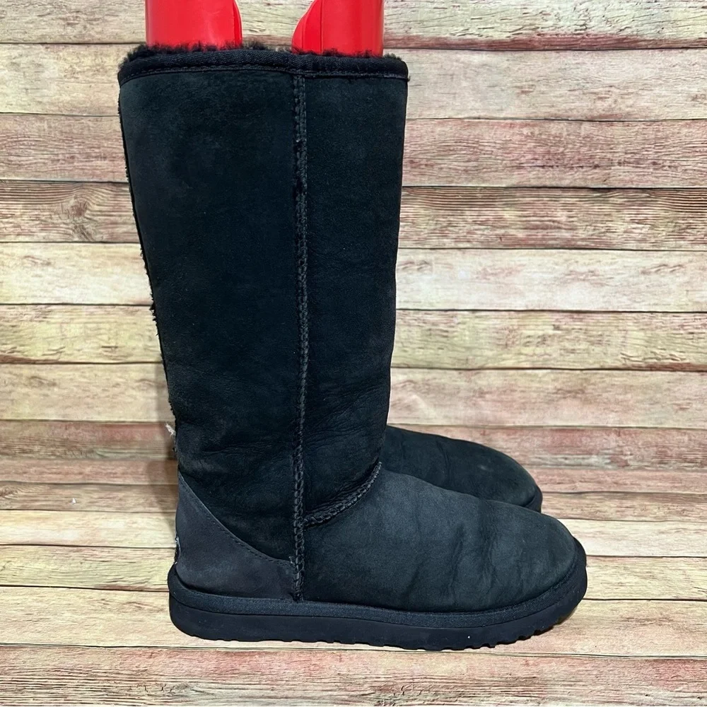Ugg Black Classic Tall Boots - Picture 9 of 10
